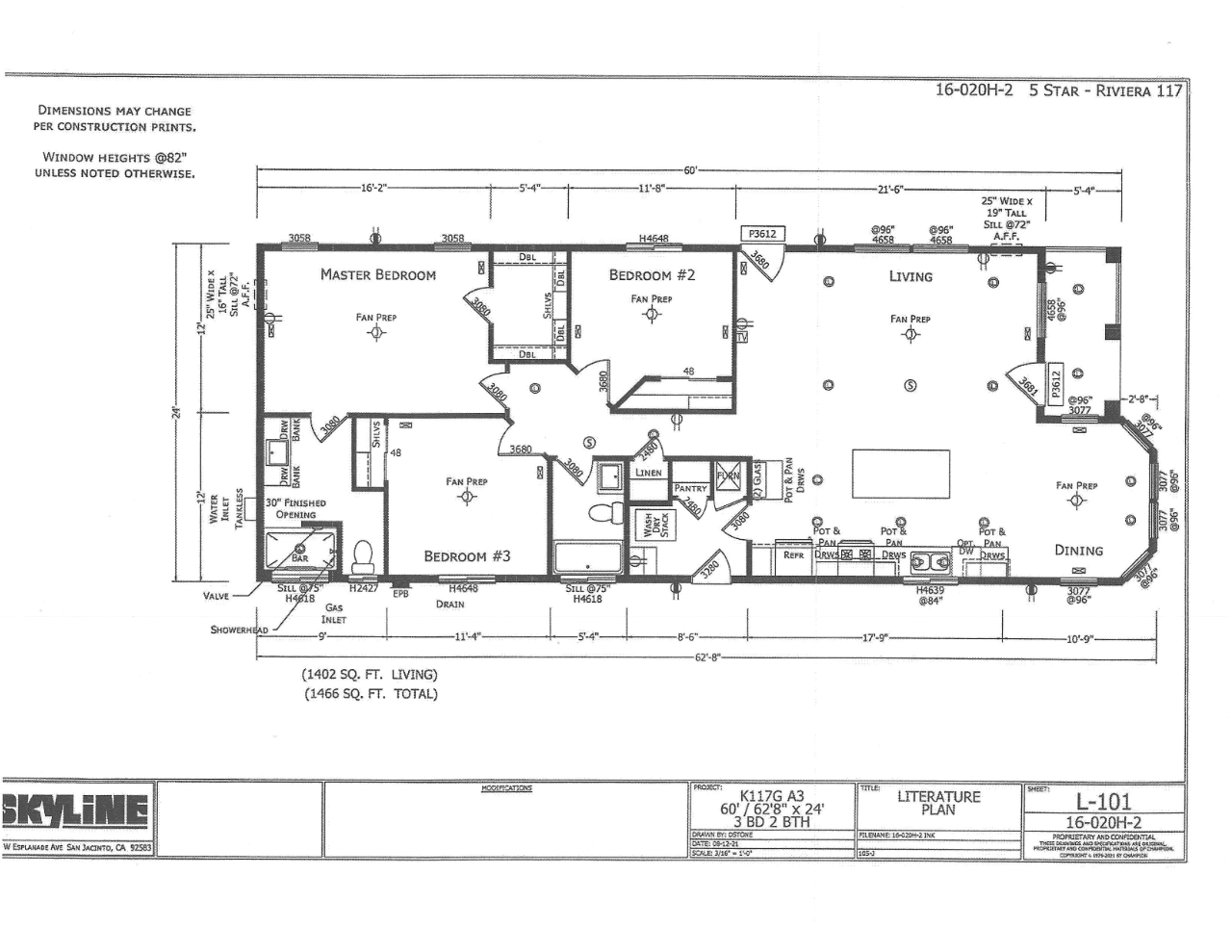 24' x 60' home